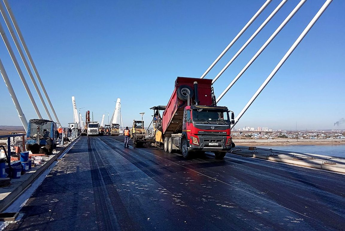 Дорога по мосту Благовещенск — Хэйхэ